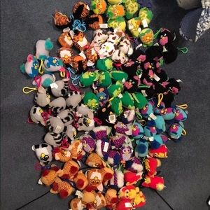 Furby keychains - set of 10
